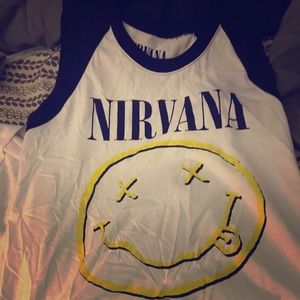 A nirvana tank top
